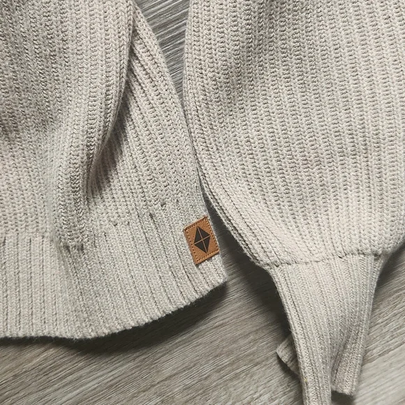 Kyte Baby Chunky Cardigan Sweater - Almond - Picture 2 of 3